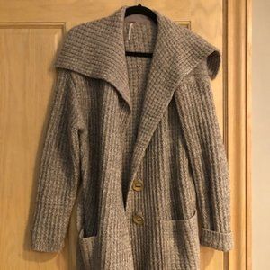 Cozy Free People Gray Sweater